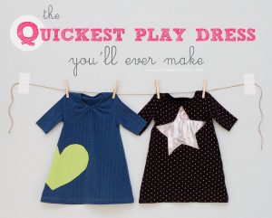 Sewing Tshirt Dress The Quickest Toddler Play Dressyoull Ever Make Make It And Love It