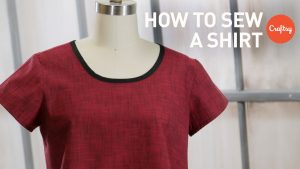 Sewing Tshirt Pattern How To Sew A Shirt Easy Pullover Craftsy Sewing Projects Youtube