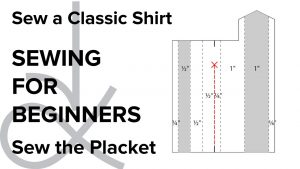 Sewing Tshirt Pattern How To Sew A Shirt Sleeve Placket Sewing For Beginners Part 8 Youtube