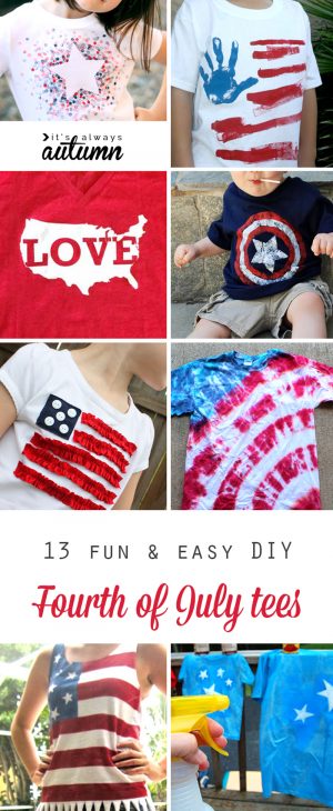 Sewing Tshirts Funny 13 Fun Shirts To Make For The Fourth Of July Its Always Autumn