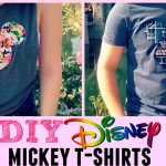 Sewing Tshirts Funny Disney Diy Mickey T Shirts Youtube