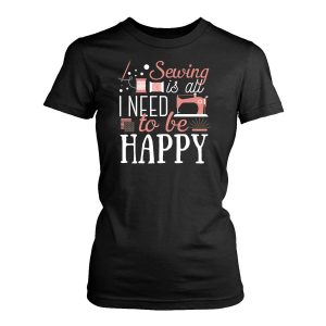 Sewing Tshirts Funny Sewing Womens Fit T Shirt Funny Sewing Shirt Etsy