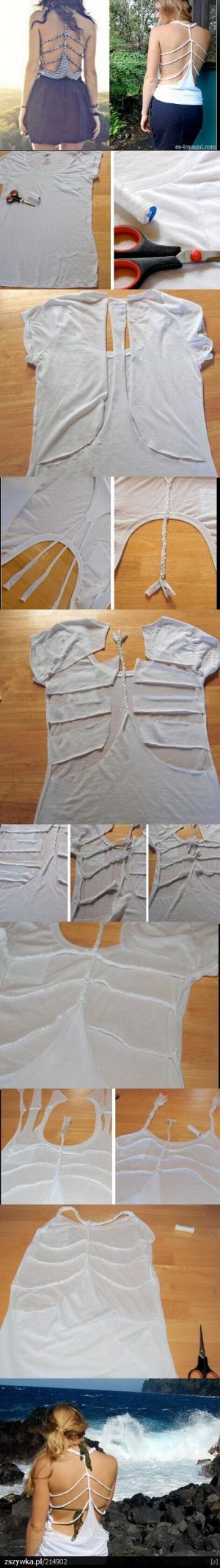 Sewing Tshirts Refashion 40 Simple No Sew Diy Clothing Hacks Designs And Ideas Styles Weekly