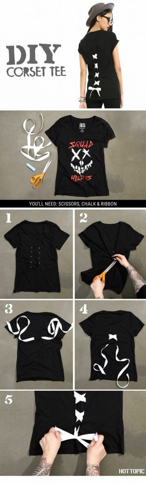 Sewing Tshirts Refashion Diy Ideas How To Refashion T Shirts Rgne Shine Pinterest