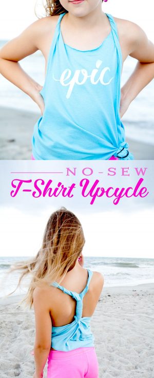 Sewing Upcycle Clothes Summer No Sew T Shirt Upcycle Tgif This Grandma Is Fun