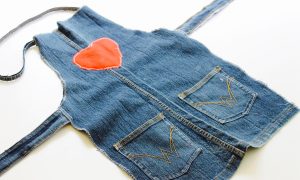 Sewing Upcycle Ideas Easy Sewing Activity How To Make An Upcycled Denim Apron Youtube