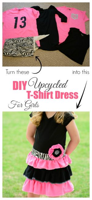 Sewing Upcycled Clothing Easy Diy Diy Upcycled T Shirt Dress For Girls Almost Supermom