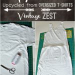 Sewing Upcycled Clothing Easy Diy How To Diy A Dress Upcycled From Oversized T Shirts Dianes