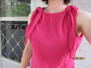 Sewing Upcycled Clothing Tutorial No Sew Ten Minute T Shirt Upcycle The Practical