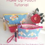 Sewing Vinyl Bags Zipper Pouch Diy Makeup Bag With Vinyl Lining The Polka Dot Chair