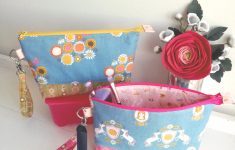 Sewing Vinyl Bags Zipper Pouch Diy Makeup Bag With Vinyl Lining The Polka Dot Chair
