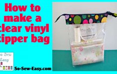 Sewing Vinyl Bags Zipper Pouch How To Make Clear Vinyl Zipper Bags Youtube