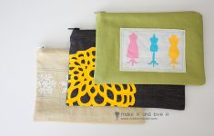 Sewing Vinyl Bags Zipper Pouch Zippered Pouches Personalized With Iron On Vinyl Make It And Love It