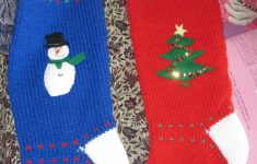 Stocking Knitting Pattern Christmas Stocking Knitting Pattern Cards Chic Knit Stockings With