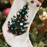 Stocking Knitting Pattern Free Knitting Pattern For O Christmas Tree Stocking With Christmas