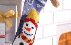 Stocking Knitting Pattern Free Knitting Pattern For Snowman Stocking Holiday Knitting