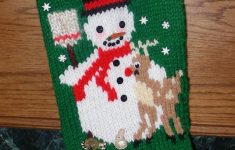 Stocking Knitting Pattern Knitted Christmas Stocking Pattern Frosty Knittedxmasstockings