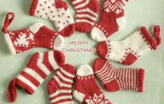 Stocking Knitting Pattern Mini Christmas Stocking Ornament Free Knitted Christmas Ornament