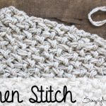 Stranded Knitting Patterns Simple How To Arm Knit The Linen Stitch With Simply Maggie Simplymaggie