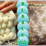 Textured Knitting Patterns 3d Bubble Knit Bobble Knitted Stitch Youtube