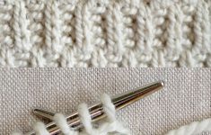 Textured Knitting Patterns Knittingtutorial Rambler Stitch Has Such Great Texture Its A