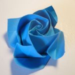 Toilet Paper Origami Rose Origami Rose In Bloom 11 Steps With Pictures