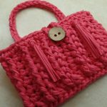 Tshirt Crochet Bags Crochet How To Crochet T Shirt Yarn Bag Purse Featuring Wool And