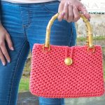 Tshirt Crochet Bags Crochet Jersey Purse Diy Tutorial For Handbag Easy T Shirt Yarn