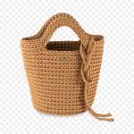 Tshirt Crochet Bags Handbag Crocheted Bags T Shirt Yarn Backpack Fashion Crochet Bag