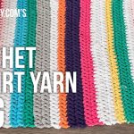 Tshirt Crochet Projects Diy Crochet T Shirt Yarn Rug Tutorial Youtube