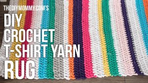 Tshirt Crochet Projects Diy Crochet T Shirt Yarn Rug Tutorial Youtube