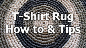 Tshirt Crochet Rug Crochet T Shirt Yarn Rug How To Tips Crochet Tutorial Youtube