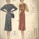 Vintage Sewing Patterns 1938 Vintage Sewing Pattern B34 Dress 1640 The Vintage Pattern Shop