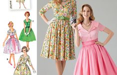 Vintage Sewing Patterns Simplicity 1459 Misses Miss Petite 1950s Vintage Dress