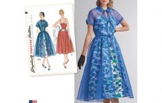 Vintage Sewing Patterns Simplicity Sewing Pattern Misses 1950s Vintage Dress Redingote