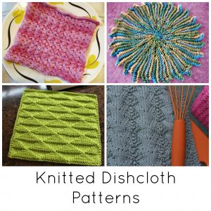Washcloth Knitting Pattern 10 Quick Knitted Dishcloth Patterns