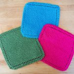 Washcloth Knitting Pattern Easy Easy Knit Dishcloth Washcloth 3 Steps With Pictures