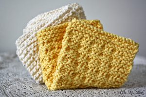 Washcloth Knitting Pattern Easy Little Miss Stitcher 5 Free Knit Dishcloth Patterns