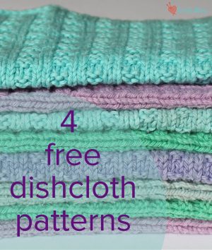 Washcloth Knitting Pattern Free 4 Free Dishcloth Patterns Loveknitting Blog