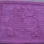 Washcloth Knitting Pattern Free Knit Dishcloth Patterns Snuggling Cats Knit Dishcloth Pattern