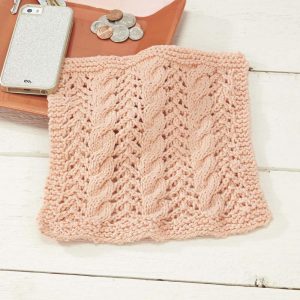Washcloth Knitting Pattern Free Knitting Patterns Galore Cables And Lace Dishcloth