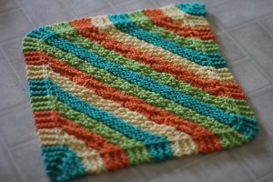 Washcloth Knitting Pattern Simple Dish Rag Patterns Patterns Gallery