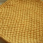 Washcloth Knitting Pattern Simple Project 10 Double Moss Kitchen Cloth The Craft Floozy