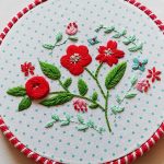 Zakka Sewing Projects Free Pattern Floral Christmas Embroidery Hoop And Zakka Home Book Tour