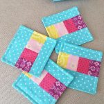 Zakka Sewing Projects Free Pattern Patchwork Coasters Sewing Tutorial Free Pattern Handmade Sewing