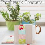 Zakka Sewing Projects Gift Ideas Linen Patchwork Coasters Sewing Tutorial Patchwork Coasters Sewing