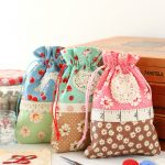 Zakka Sewing Projects Gift Ideas Retro Drawstring Bag A Spoonful Of Sugar