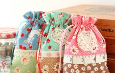 Zakka Sewing Projects Gift Ideas Retro Drawstring Bag A Spoonful Of Sugar