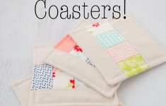 Zakka Sewing Projects Pot Holders Linen Patchwork Coasters Sewing Tutorial Patchwork Coasters Sewing